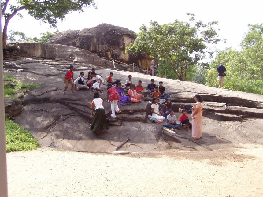 Statues of Gal Vihara at  Polonnaruwa